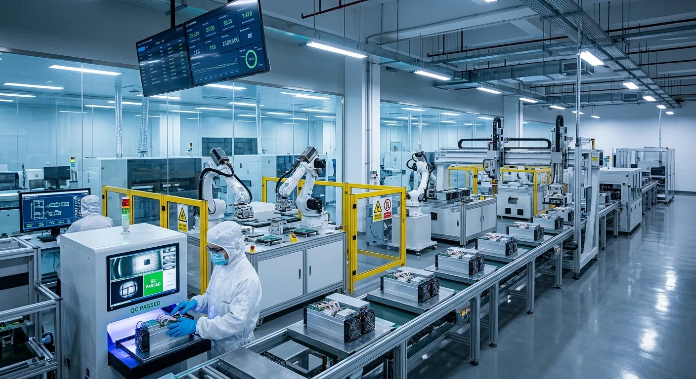 Instalación de fabricación Bitmain