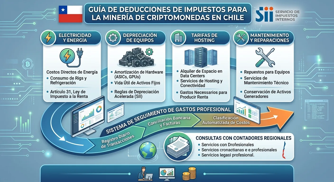 Deducciones permitidas para minería de criptomonedas