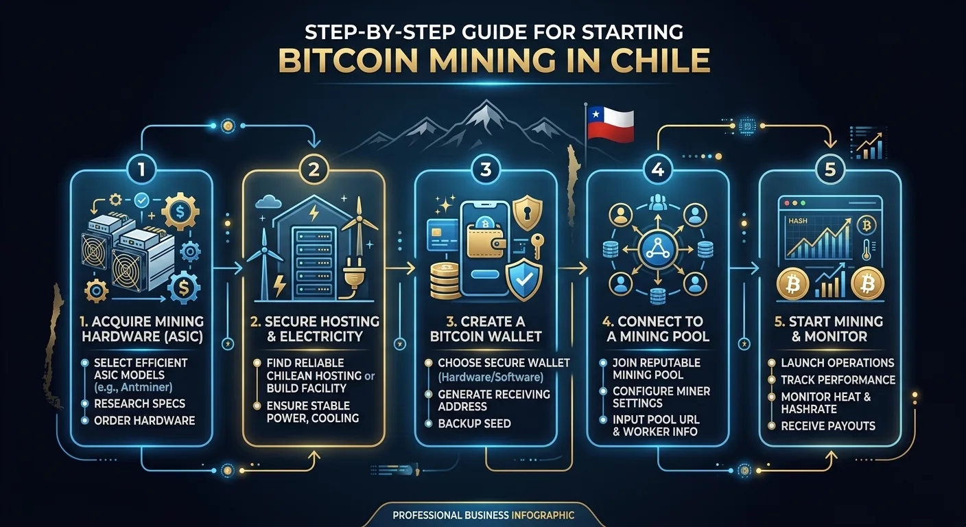 Proceso paso a paso para iniciar minería