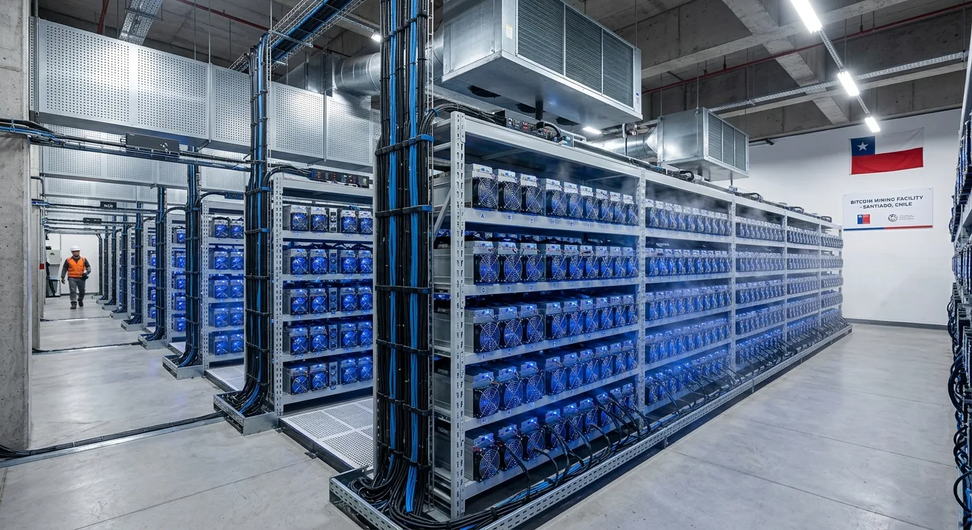 Setup profesional de rigs de minería en data center